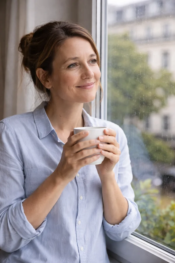 Portrait de Claire Dornac, autrice de la série Relations amoureuses compliquées